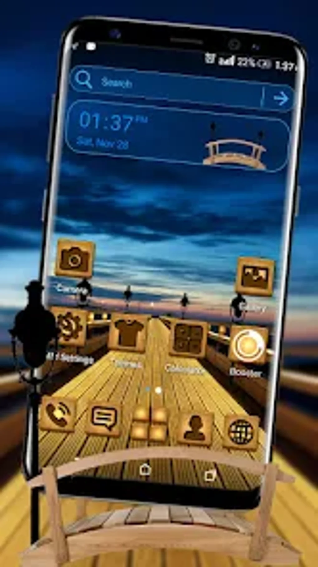 Wooden Bridge Theme для Android — Скачать