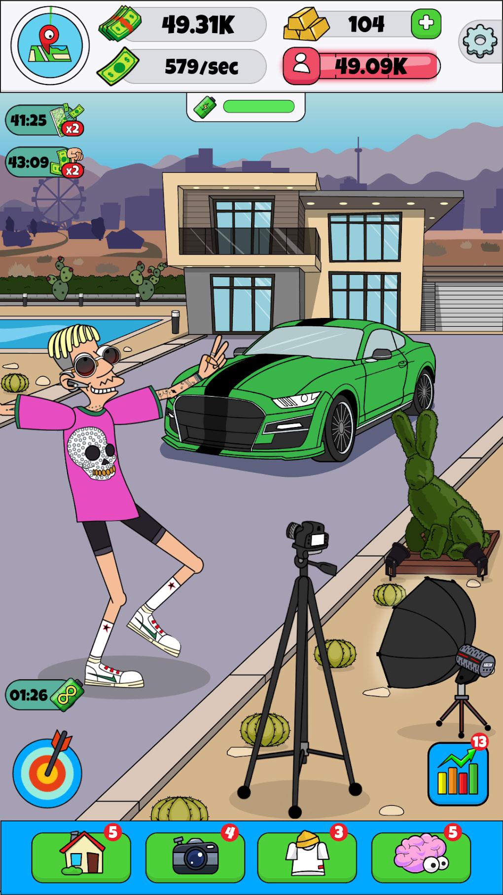Lamar - Idle Vlogger APK Mod Money Download for Android