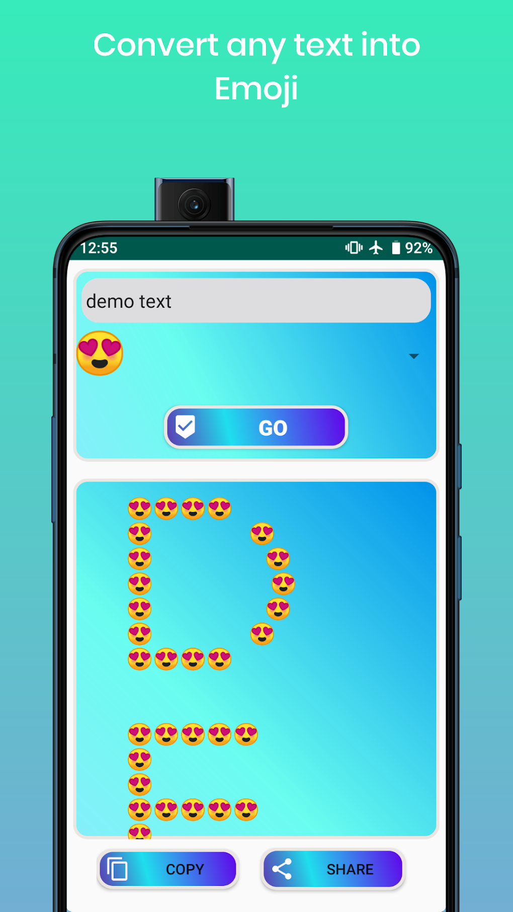 Text to emoji - emoji letter maker для Android — Скачать