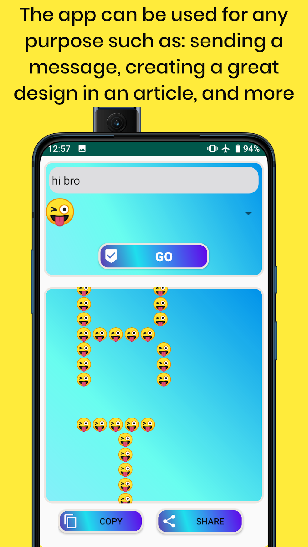 Text to emoji - emoji letter maker для Android — Скачать