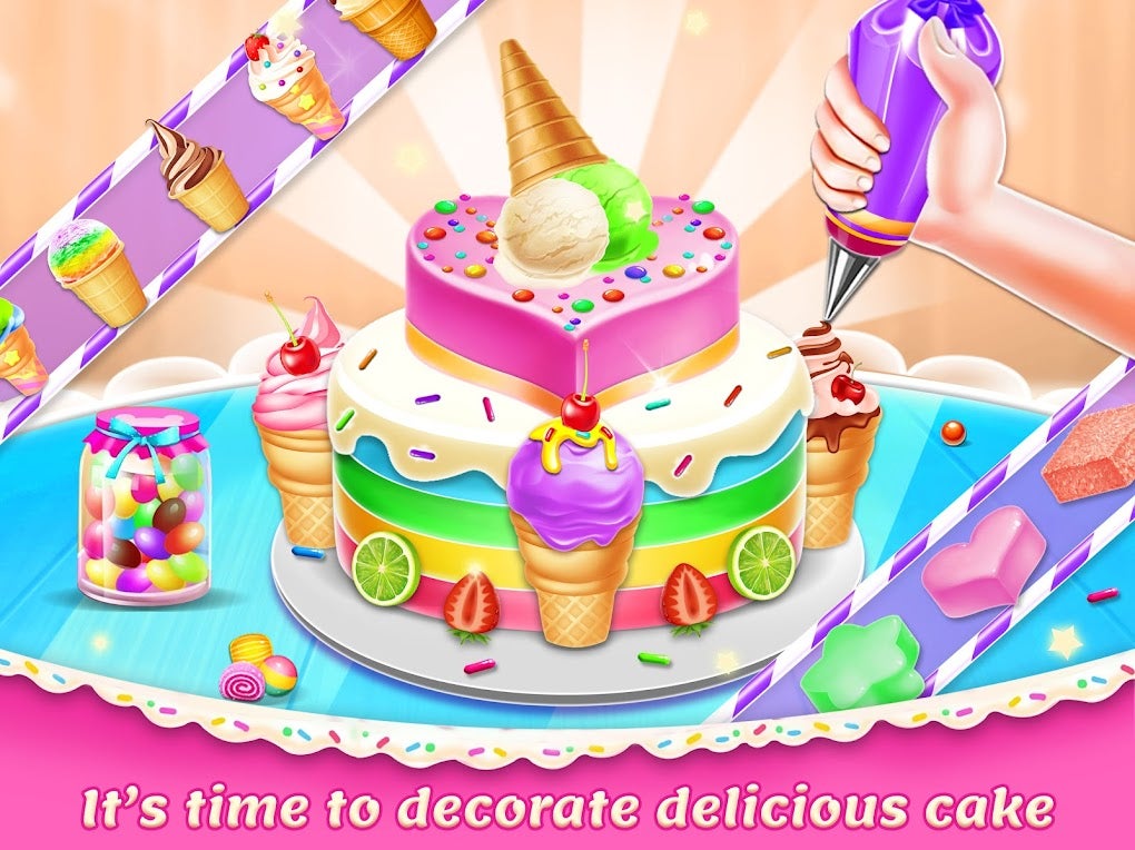 Very Attractive Game Make Cake  Delicious Cake Bakery Game Cake Master by  tK3Games 