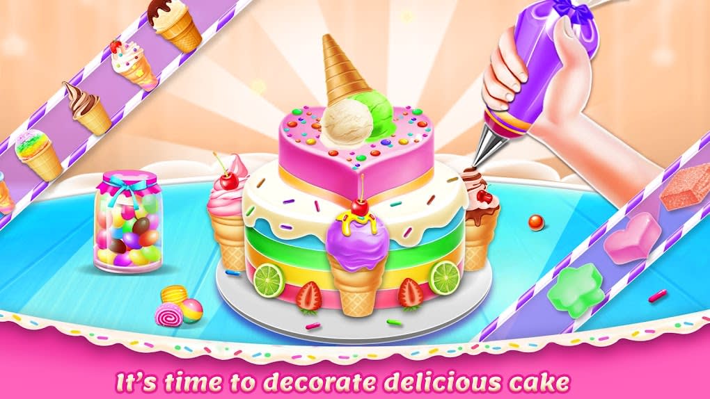 Download do APK de deliciosos jogos de bolo para Android