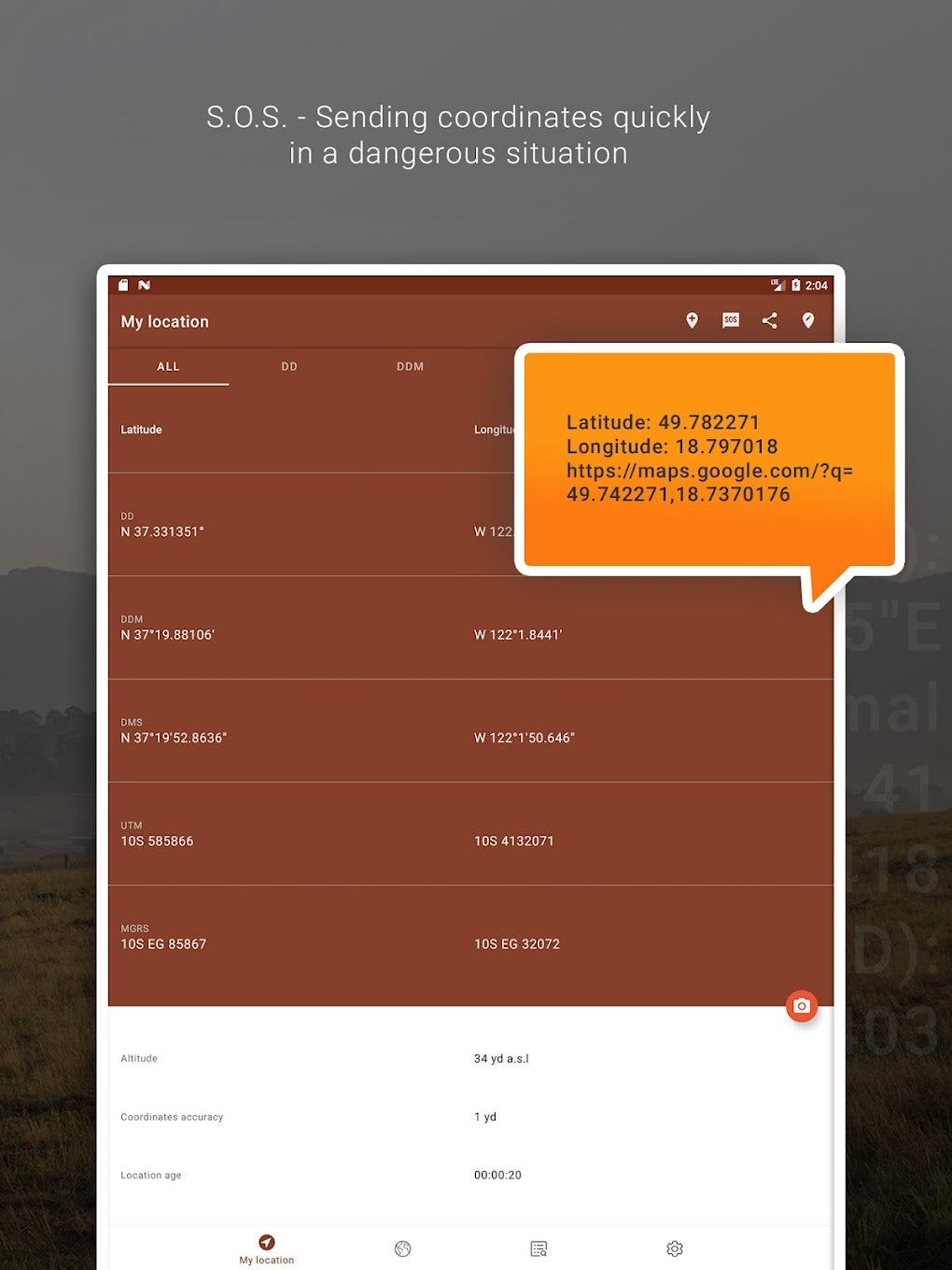 GPS Coordinates Converter Lite For Android Download