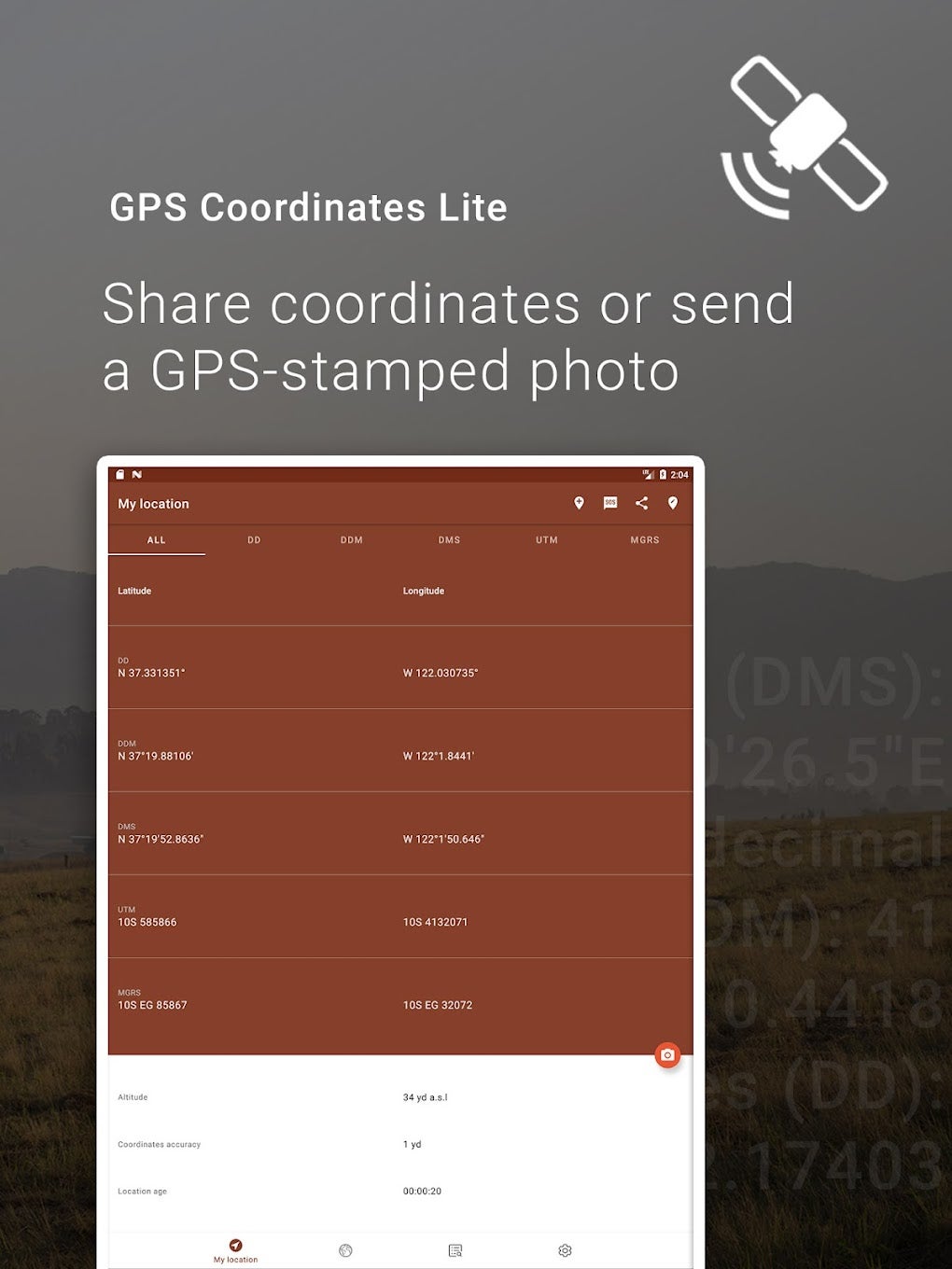 GPS Coordinates Converter Lite For Android Download