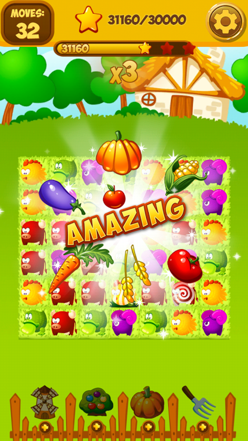 Happy Hay Farm World: Match 3 APK для Android — Скачать