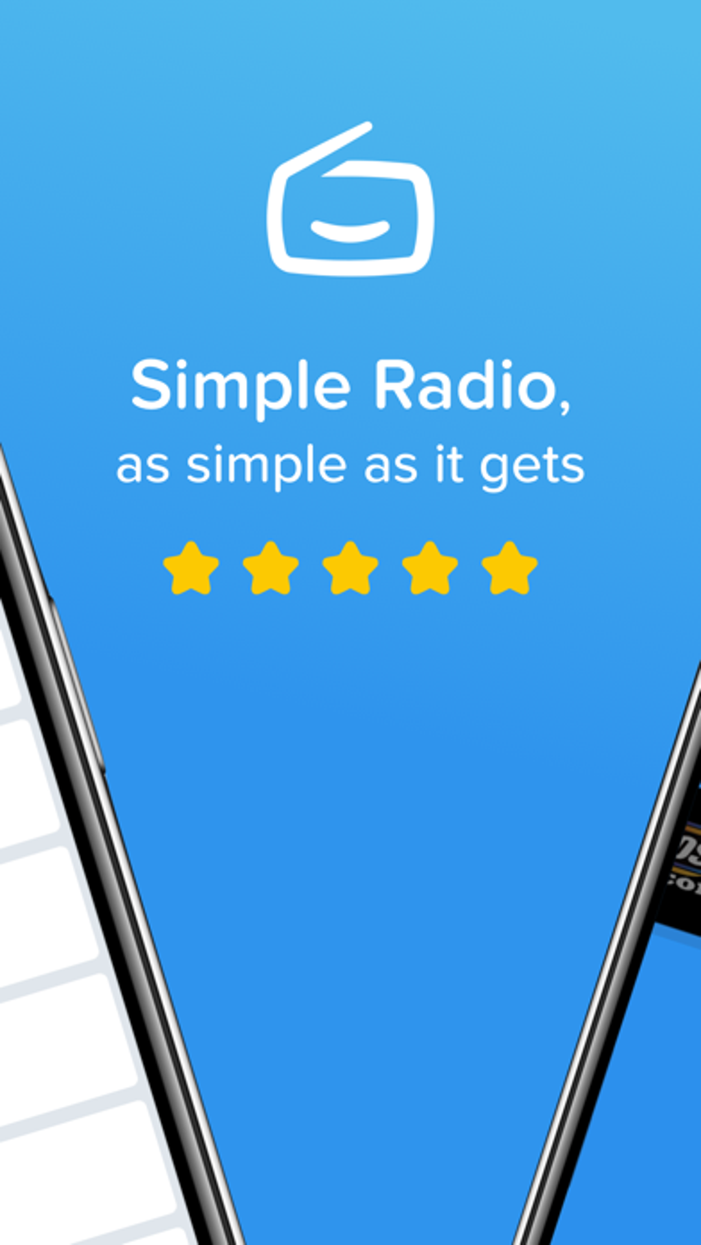 Simple Radio Live AM FM App For IPhone 