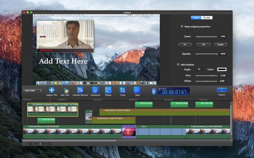 hd screen recorder mac