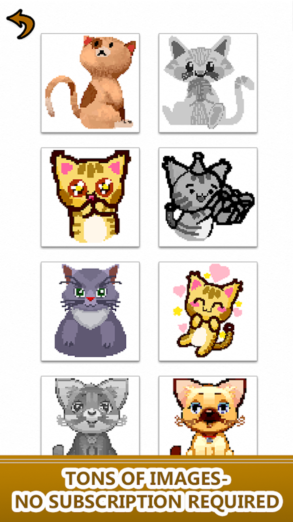 Cats Color By Number Meow Pixel Art Coloring 2018 For Android 
