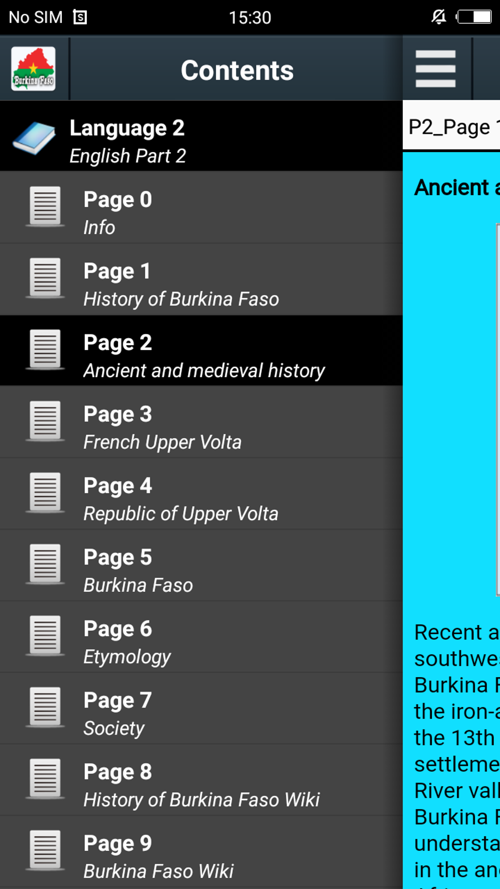 History Of Burkina Faso Para Android Descargar
