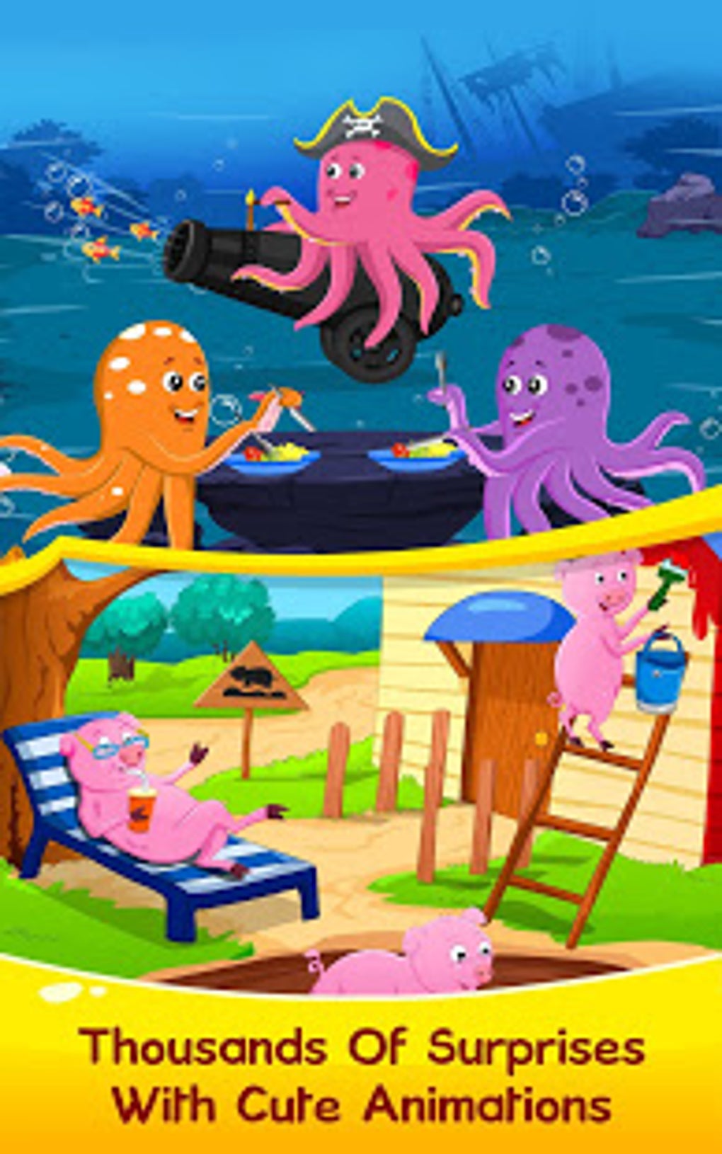 KidloLand Nursery Rhymes Kids Games Baby Songs APK Para Android Download