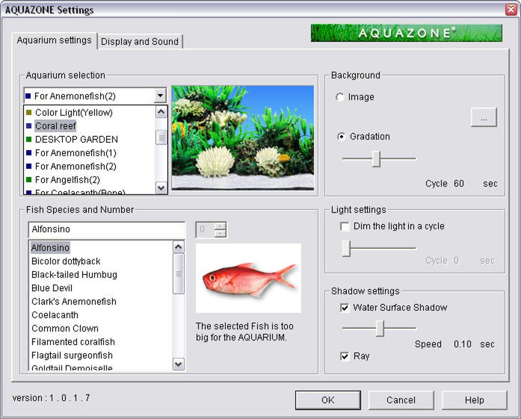 aquazone virtual aquarium