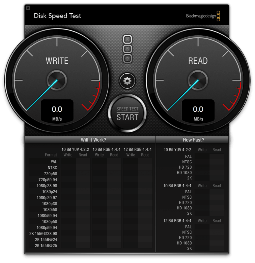 blackmagic design disk speed