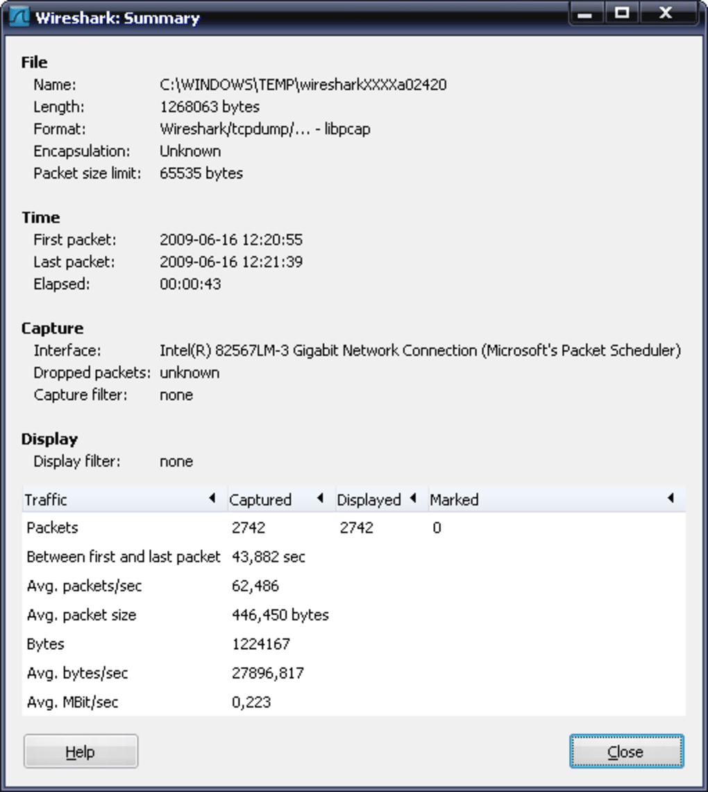 Wireshark 4.0.7 for windows download