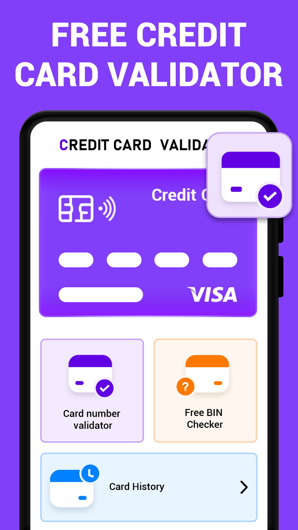 Credit Card Number Validator для Android — Скачать