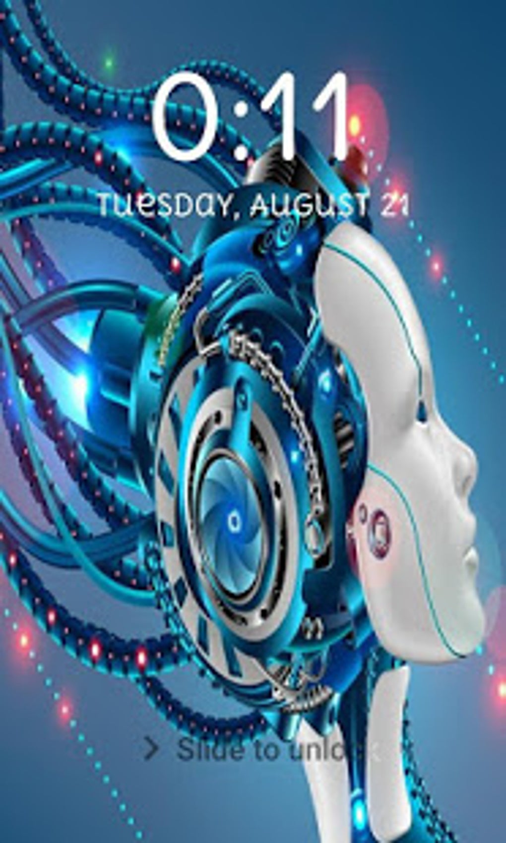 Cyborg Lock Screen Cyborg Pattern Passcode Keypad APK para Android -  Download