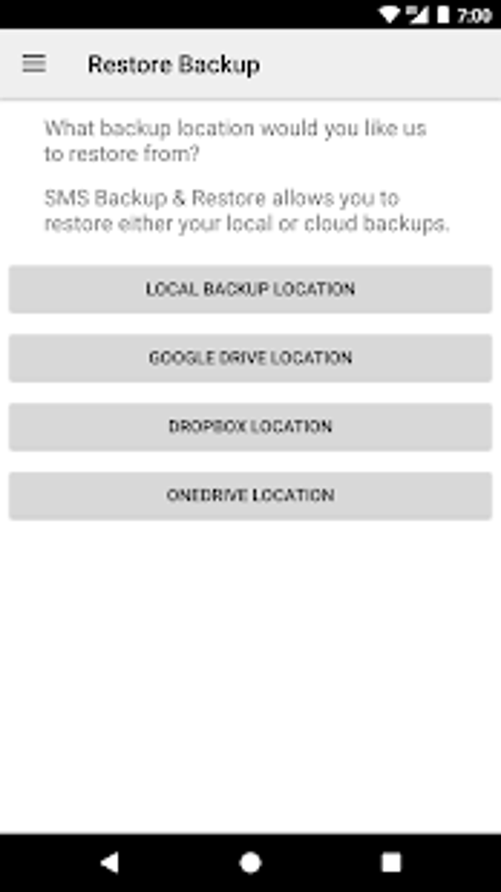 SMS Backup Restore Pro для Android — Скачать