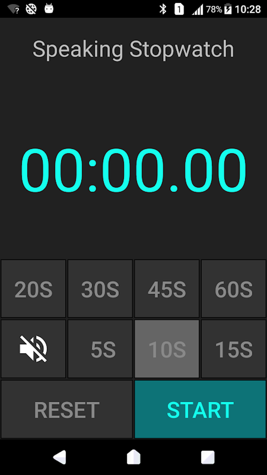 Speaking Stopwatch для Android — Скачать