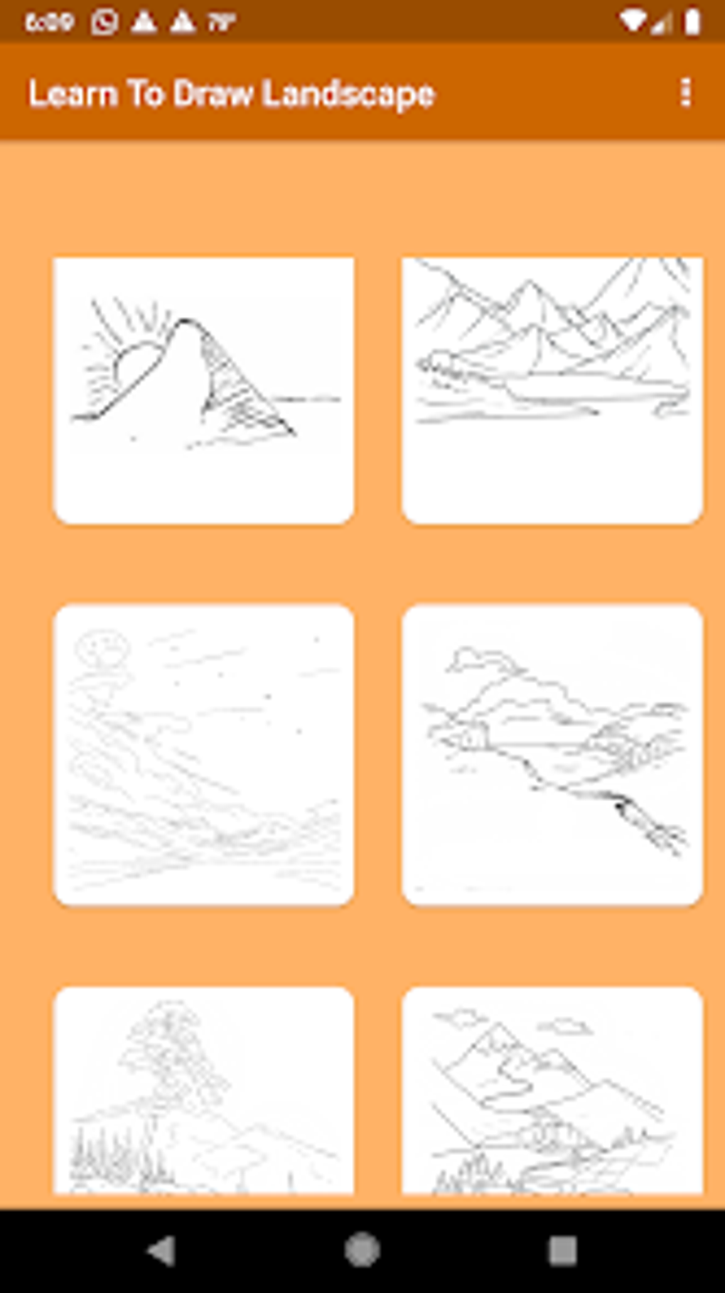 Learn To Draw Nature สำหรับ Android - ดาวน์โหลด