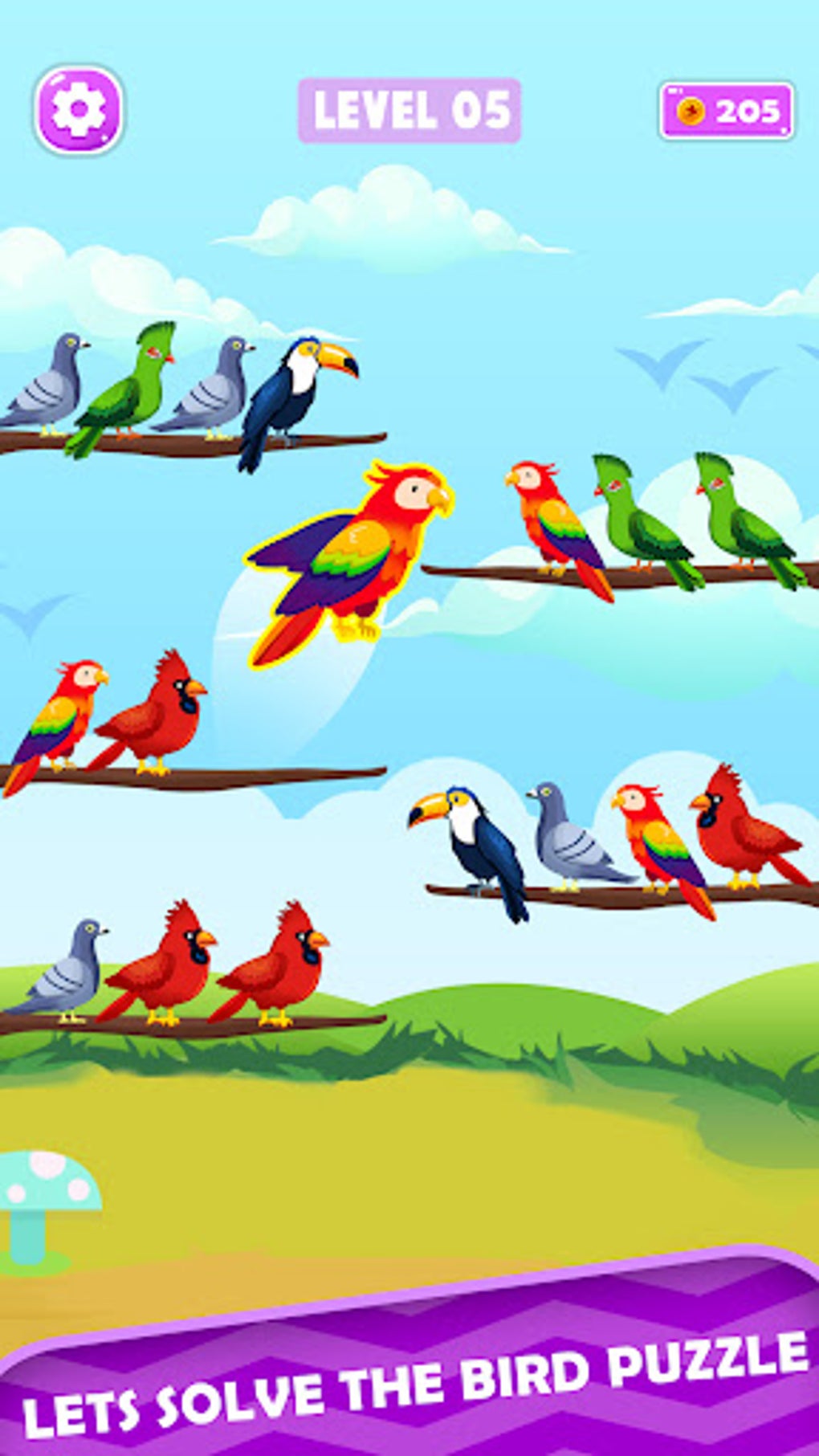 Bird Puzzle Games Free - MELO Apps Puzzle Game