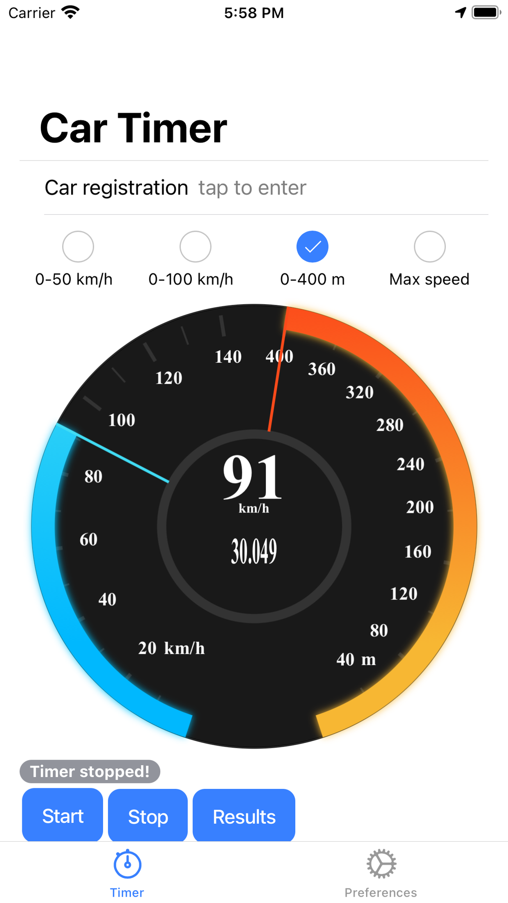 Car Timer: speed test for iPhone - Download