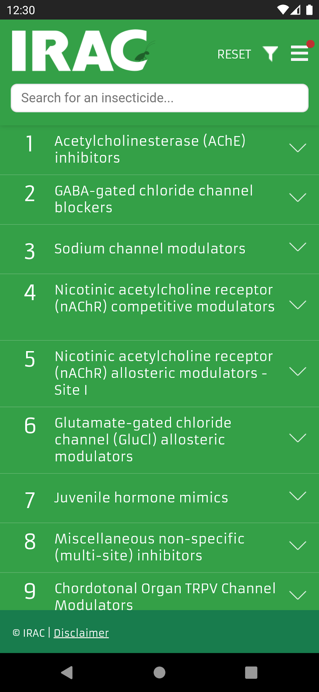 Irac mode of action para android download