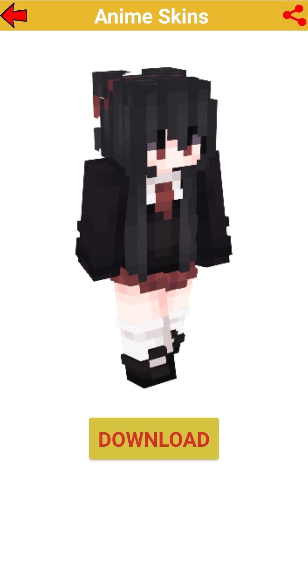 Anime Skins for Minecraft for Android - Download