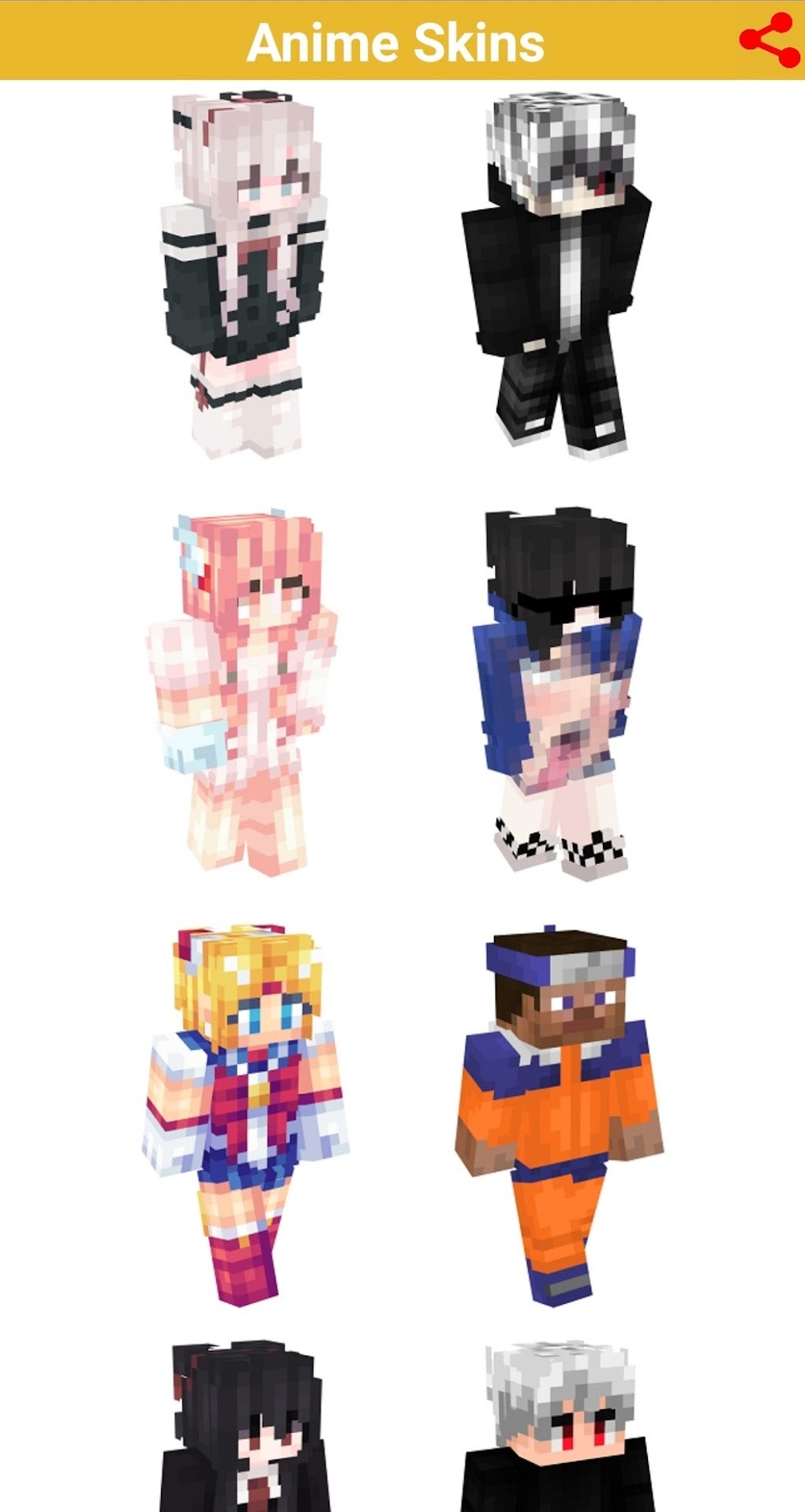 Anime Skins for Minecraft для Android — Скачать