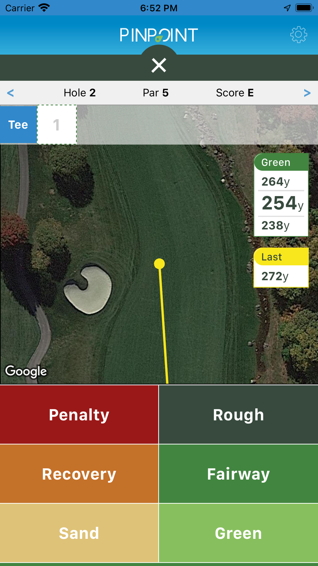 Pinpoint: Golf Strokes Gained для iPhone — Скачать