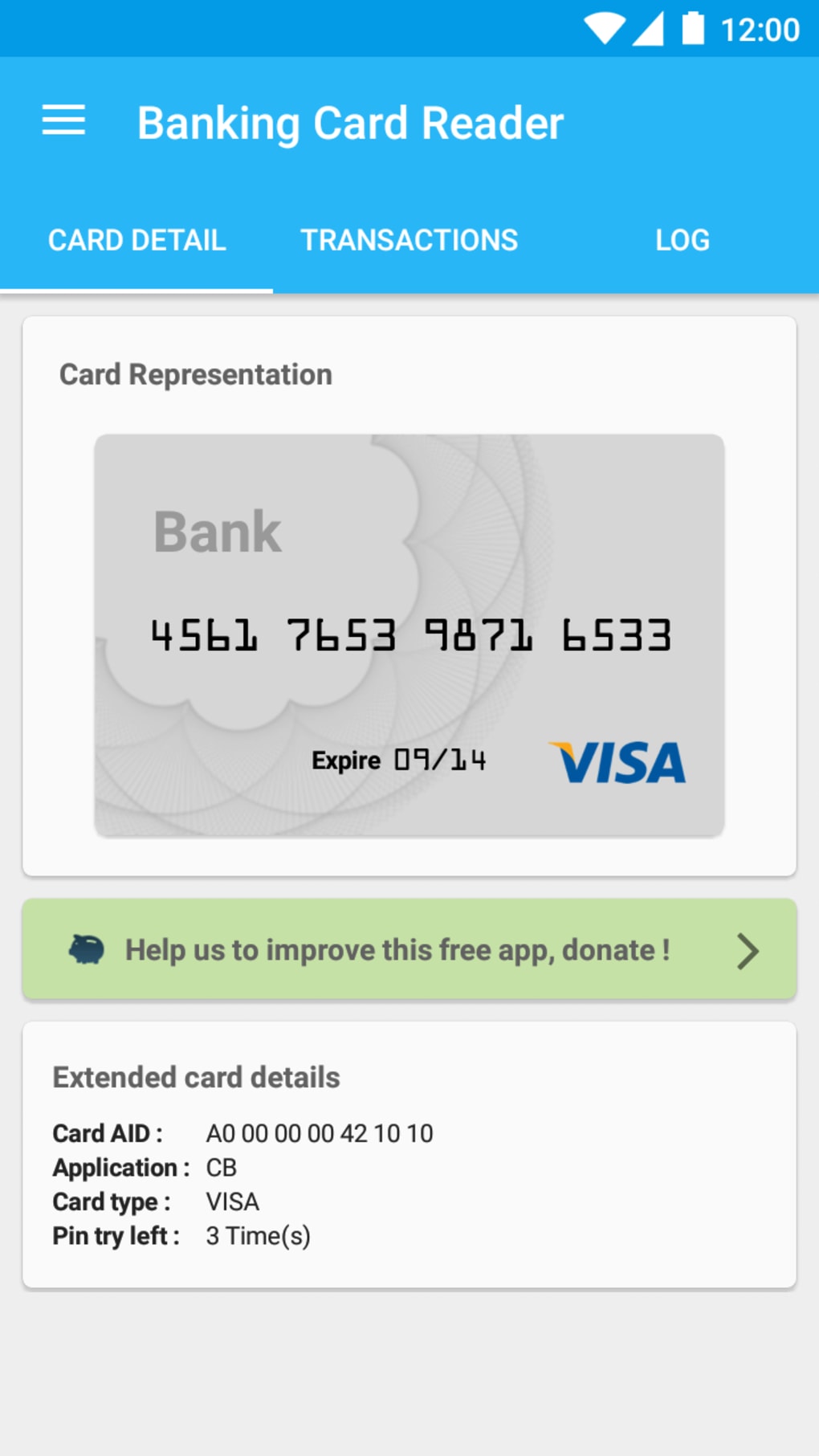 Credit Card Reader Nfc Emv Cho Android - Tải Về