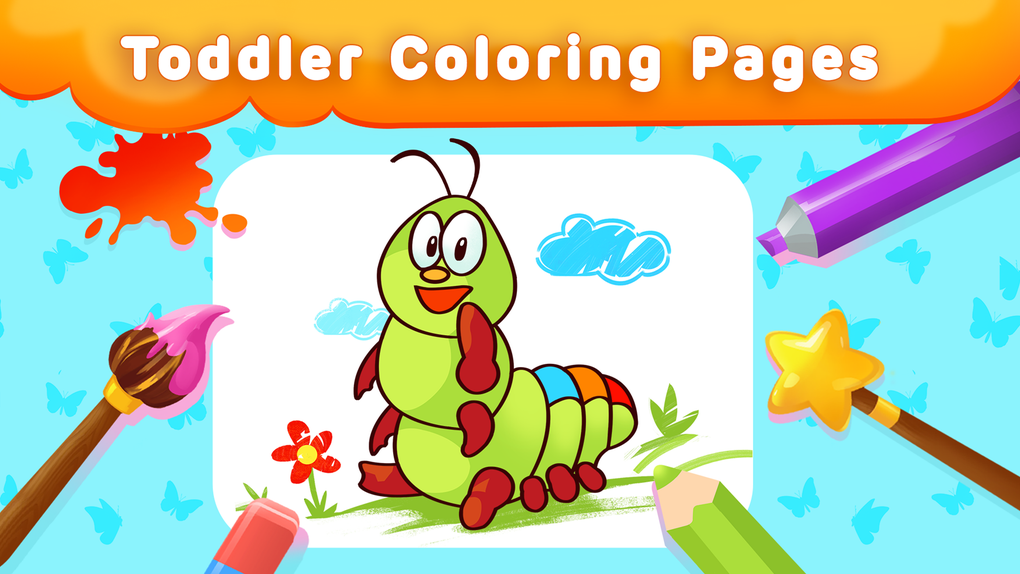 Coloring games for kids 2 4 for - Coloring Games For Kids 2 4 Screenshot 