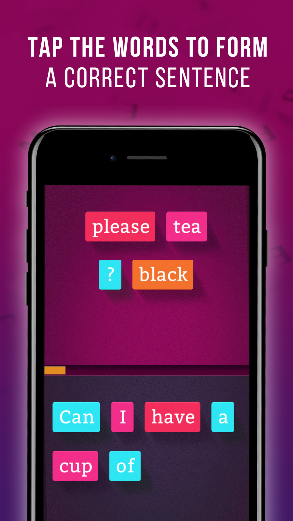 English Sentence Builder Game Para IPhone Descargar