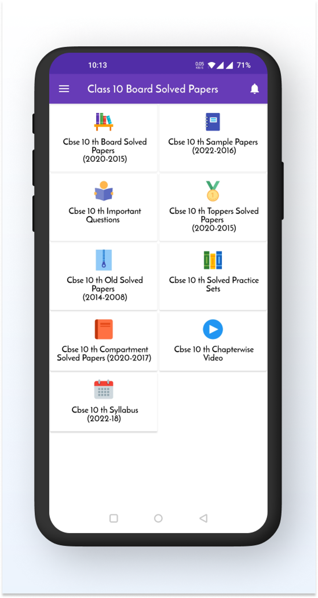 Class 10 CBSE Board Solved Papers Sample Papers APK For Android - Download