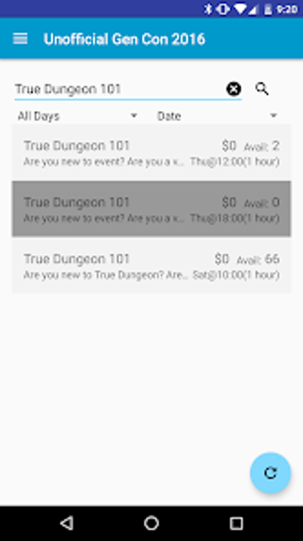 Unofficial Gen Con for Android - 無料・ダウンロード