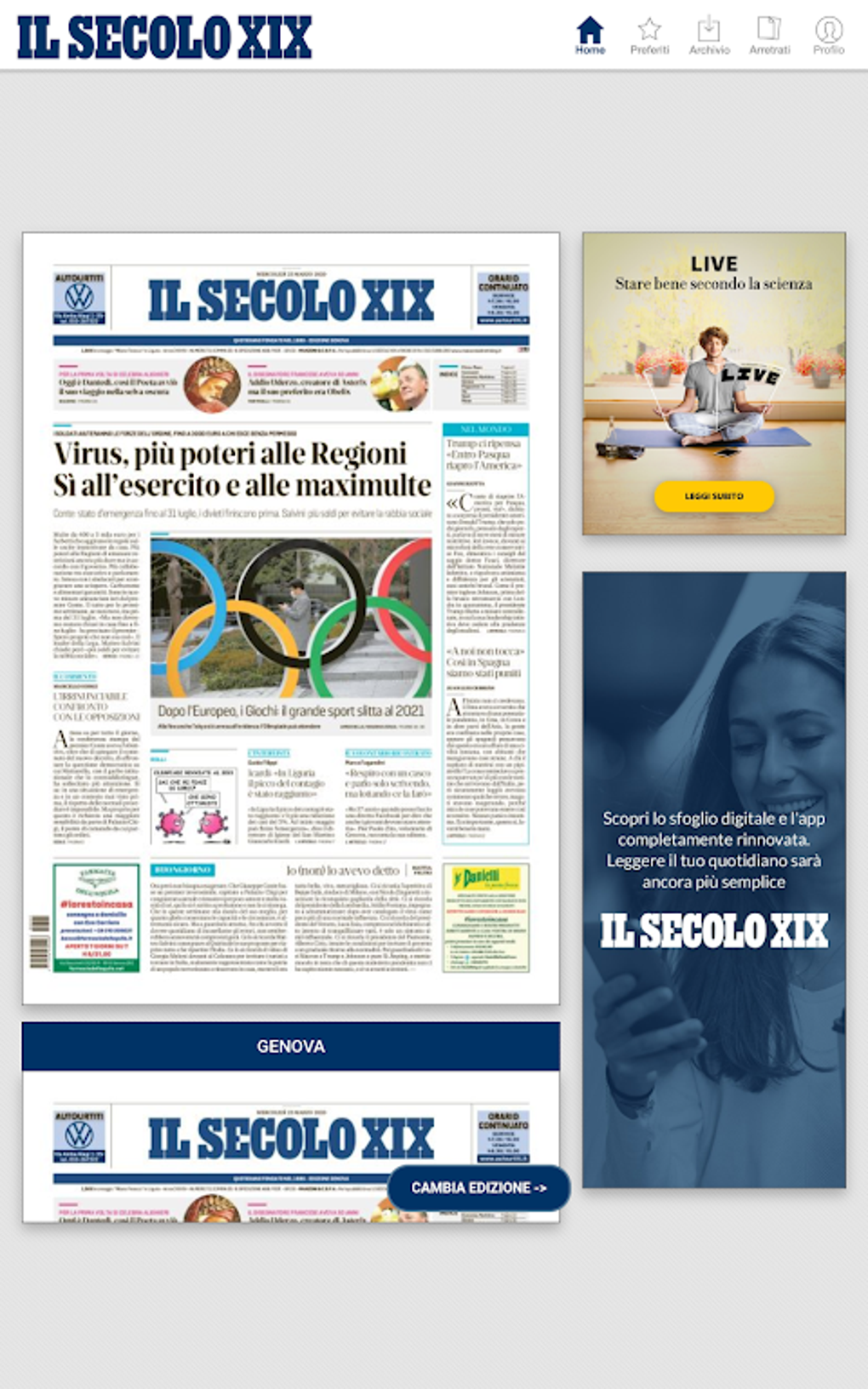 Il Secolo XIX Edicola Digitale APK for Android Download