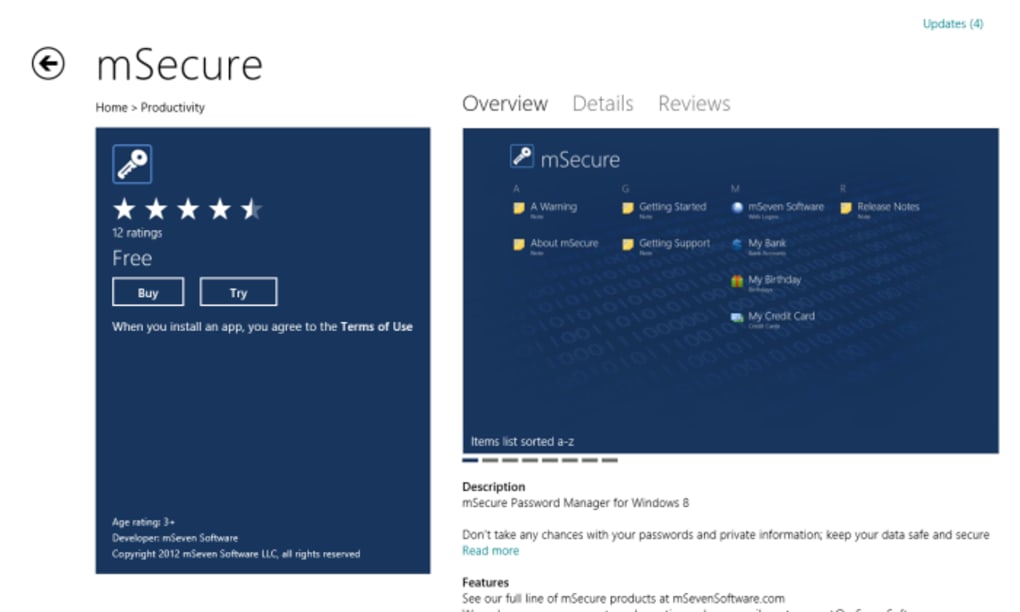 msecure for windows 10
