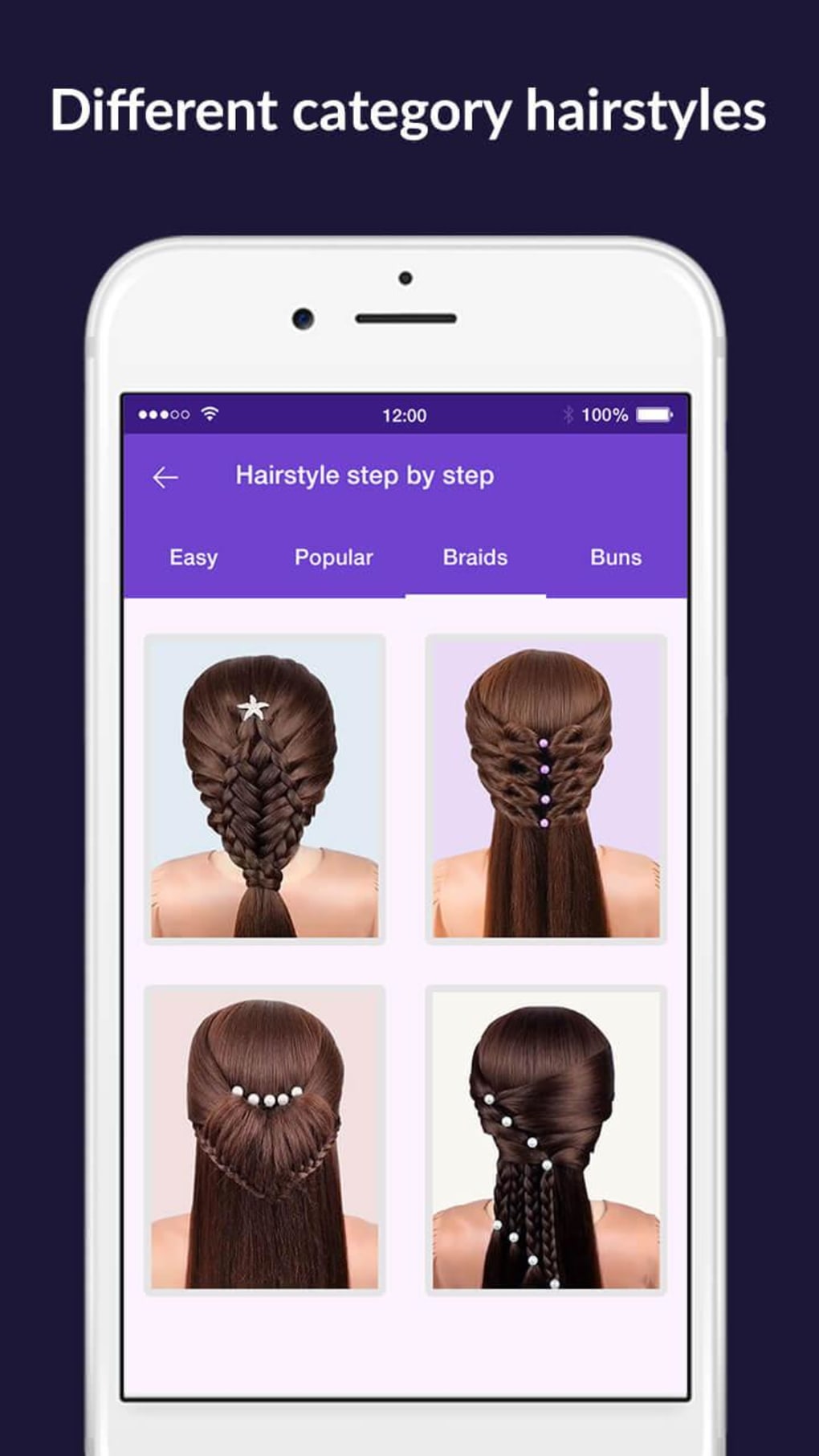 Girls Hairstyle Step By Step  Apps on Google Play