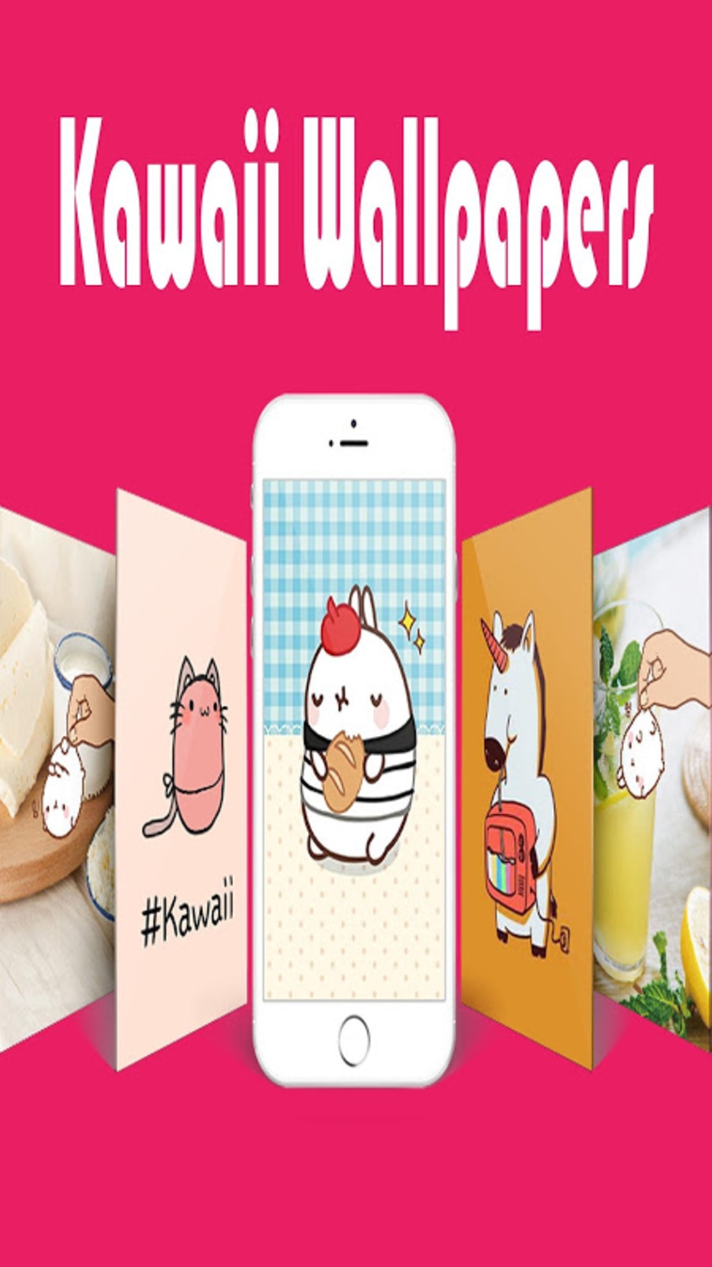 Kawaii Wallpaper, pink, Girly, Cute background APK cho Android - Tải về