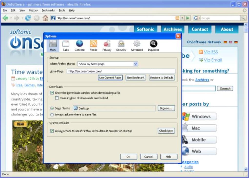 mozilla firefox 2.0 free download for windows 7