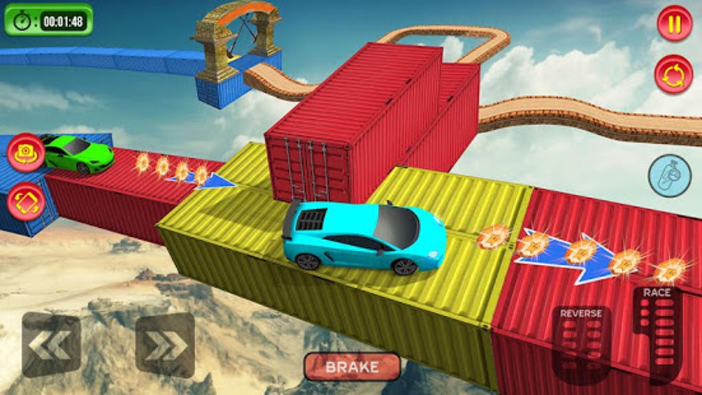 Car Driving & Racing On Crazy Sky Tracks (by CrAzy Games) Android