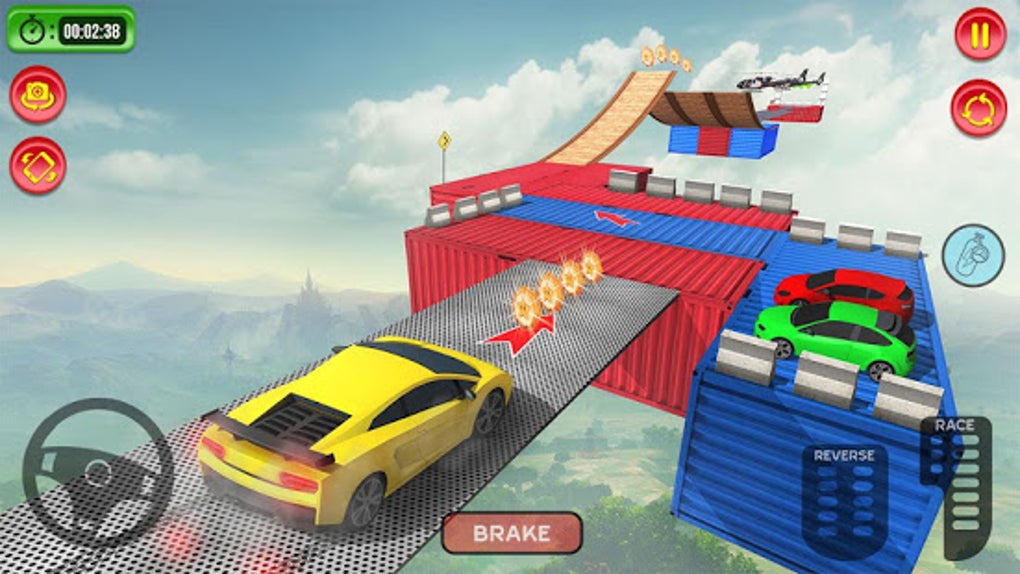 Car Driving & Racing On Crazy Sky Tracks (by CrAzy Games) Android