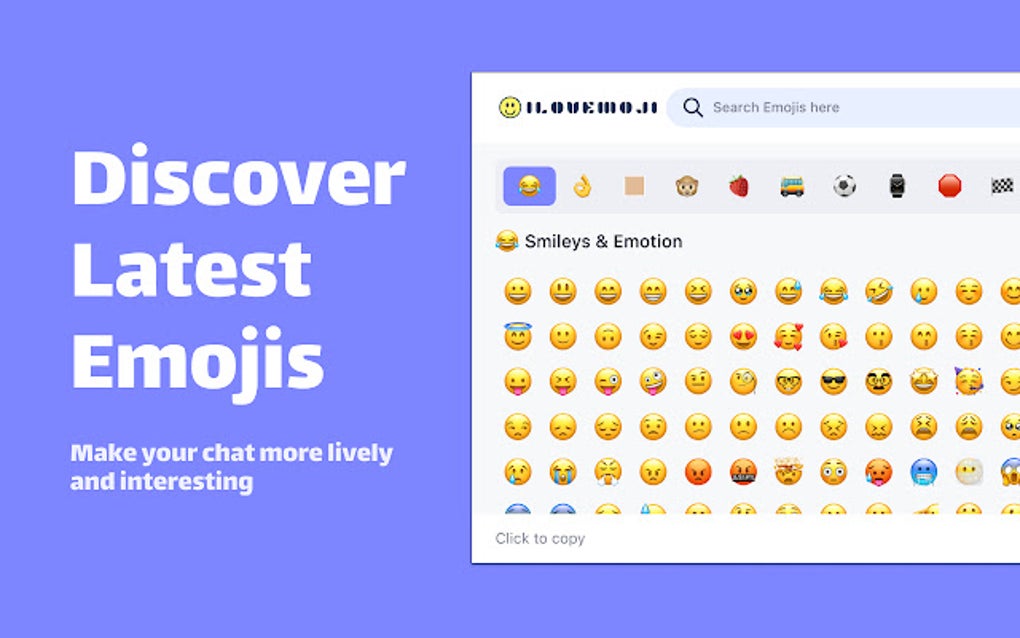 Emoji Keyboard - Ilovemoji for Google Chrome - Extension Download
