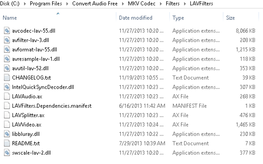 mediainfo plugin windows mkv