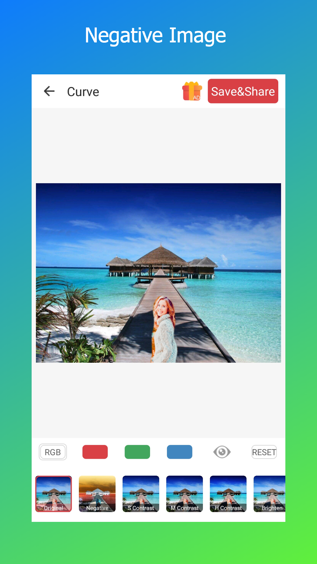 Negative image invert image curve adjustment apk for android download