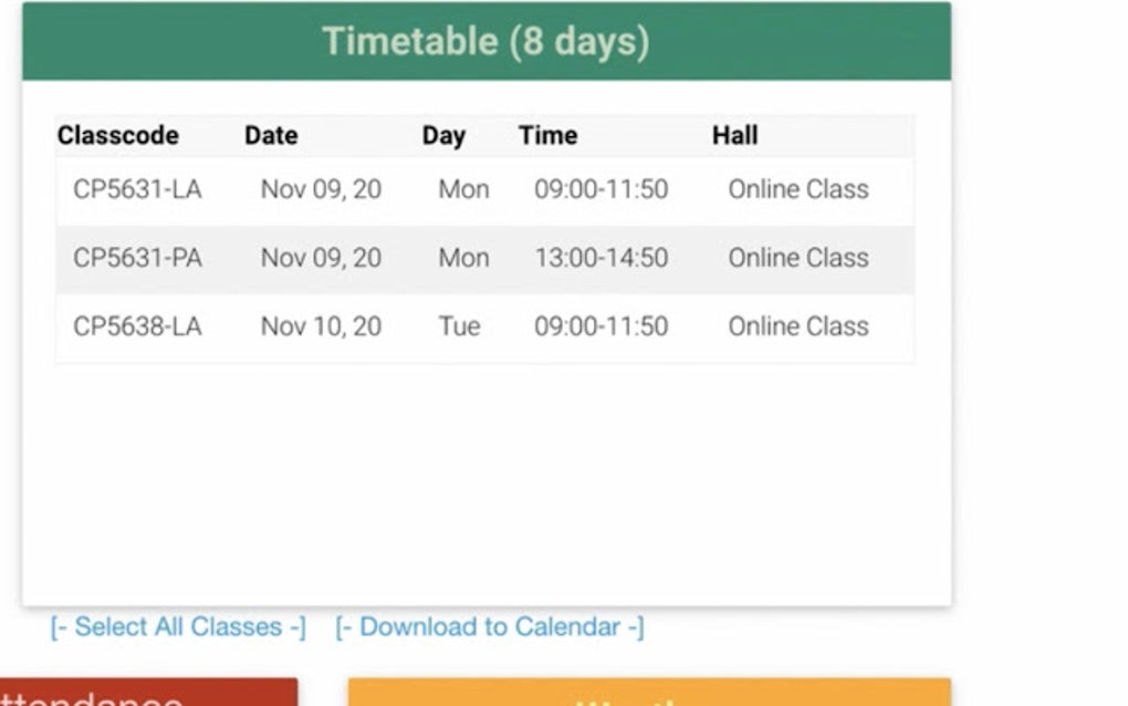 JCU Class Timetable Downloader для Google Chrome Расширение Скачать