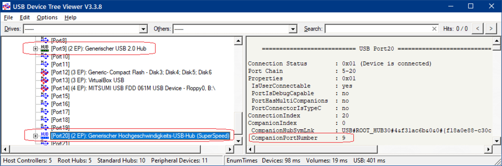 download the new for android USB Device Tree Viewer 3.8.6.4