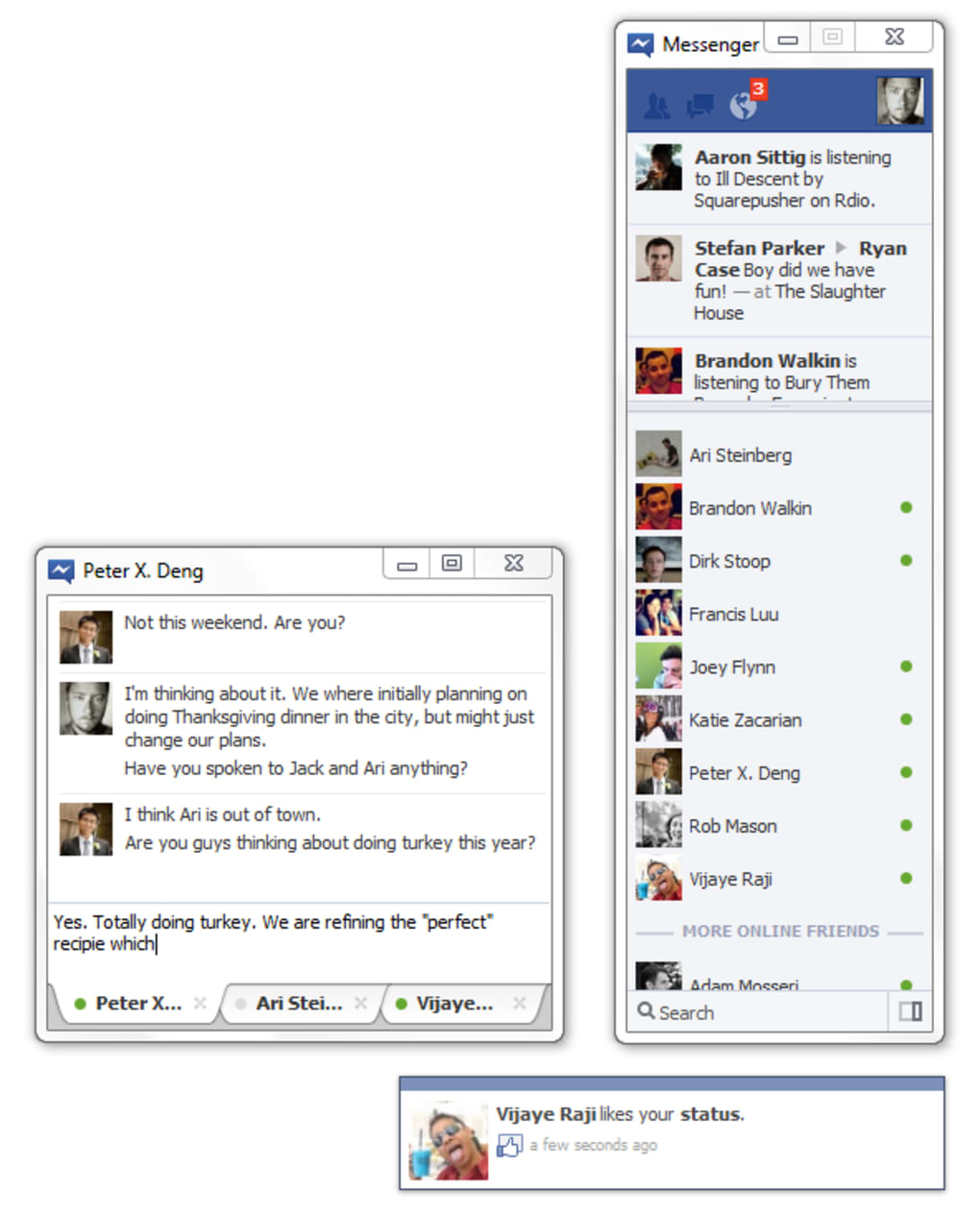 facebook windows 7 messenger