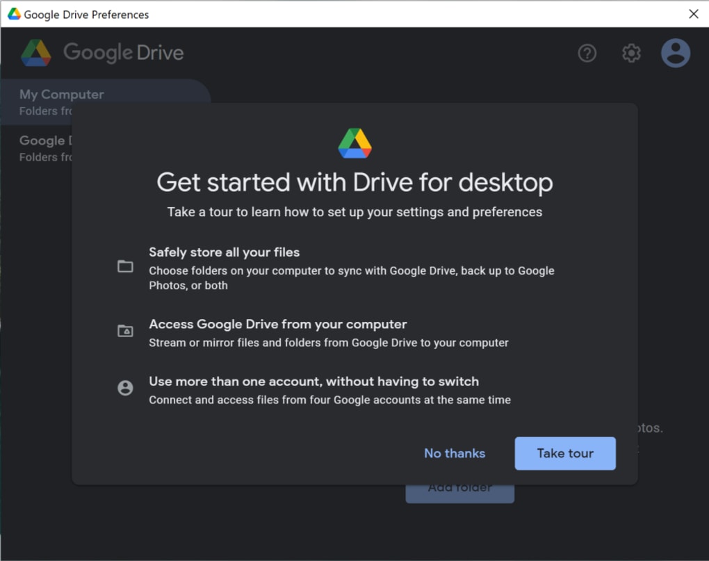 google drive download windows
