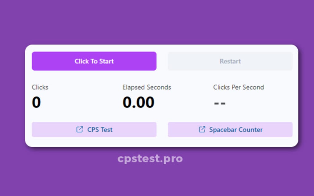 Fast Click Speed Test - Clicks Per Second (Dexter CPS tests)