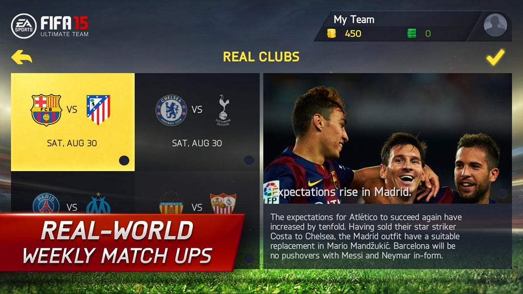 EA Mobile - Who's playing FIFA 15 Ultimate Team on mobile right now? If  not, what are you waiting for, it's FREE to play on the App Store, Google  Play and Windows