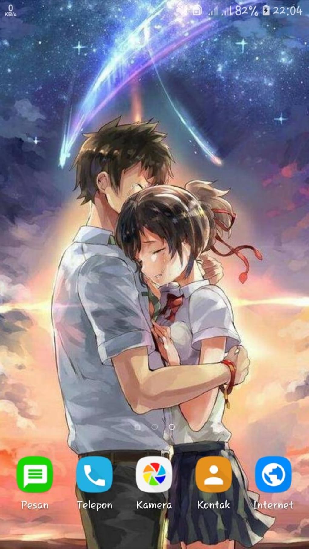 Romantic Anime Couple Wallpaper Download | MobCup